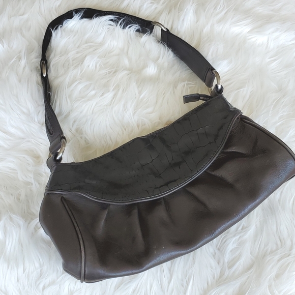 Perlina Bags Perlina Black Leather Shoulder Bag Poshmark